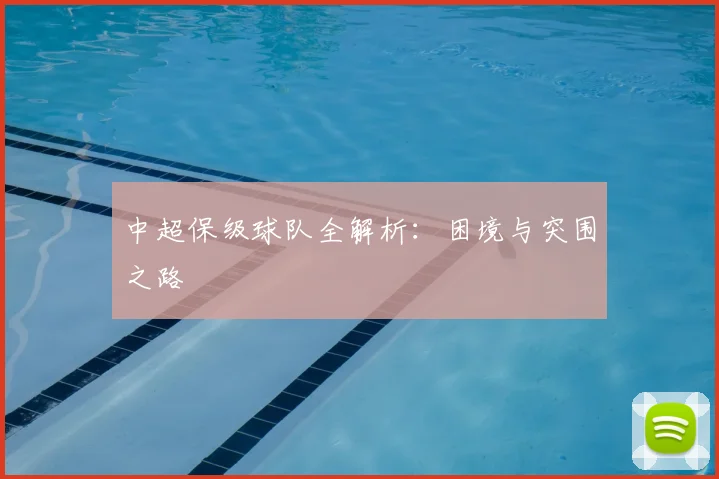 中超保级球队全解析：困境与突围之路