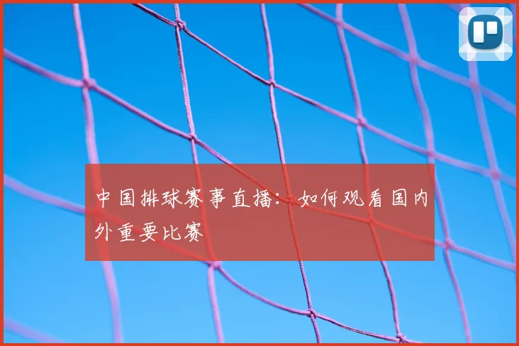 中国排球赛事直播:如何观看国内外重要比赛